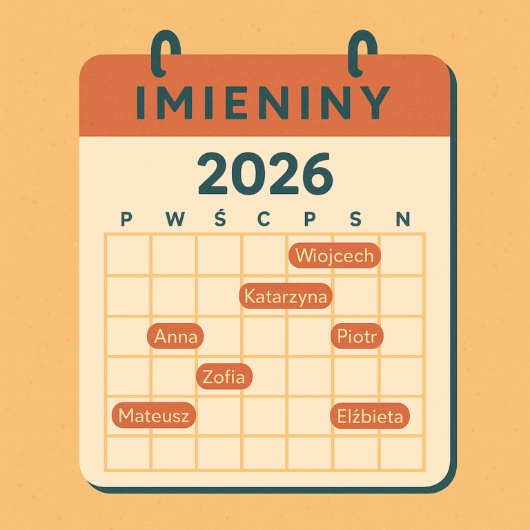 kalendarz imienin 2026